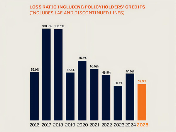 Annual report financial chart 2