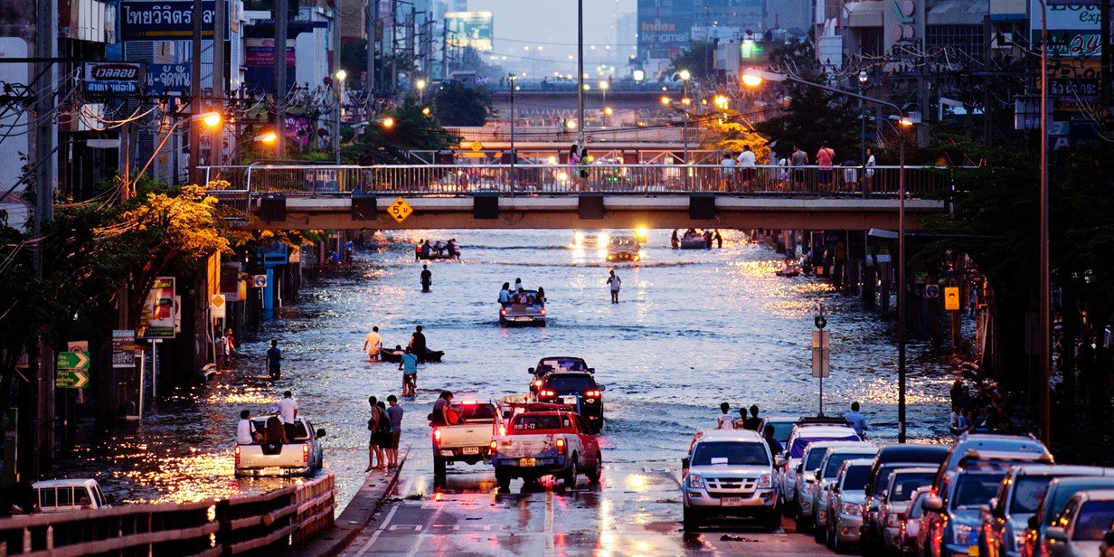 Flooding in Bangkok.