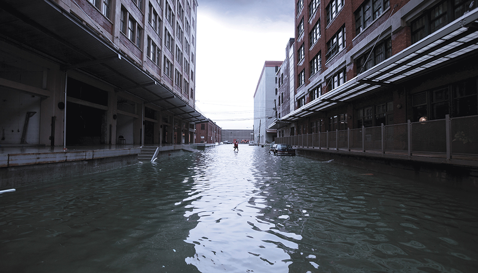 flooded streets