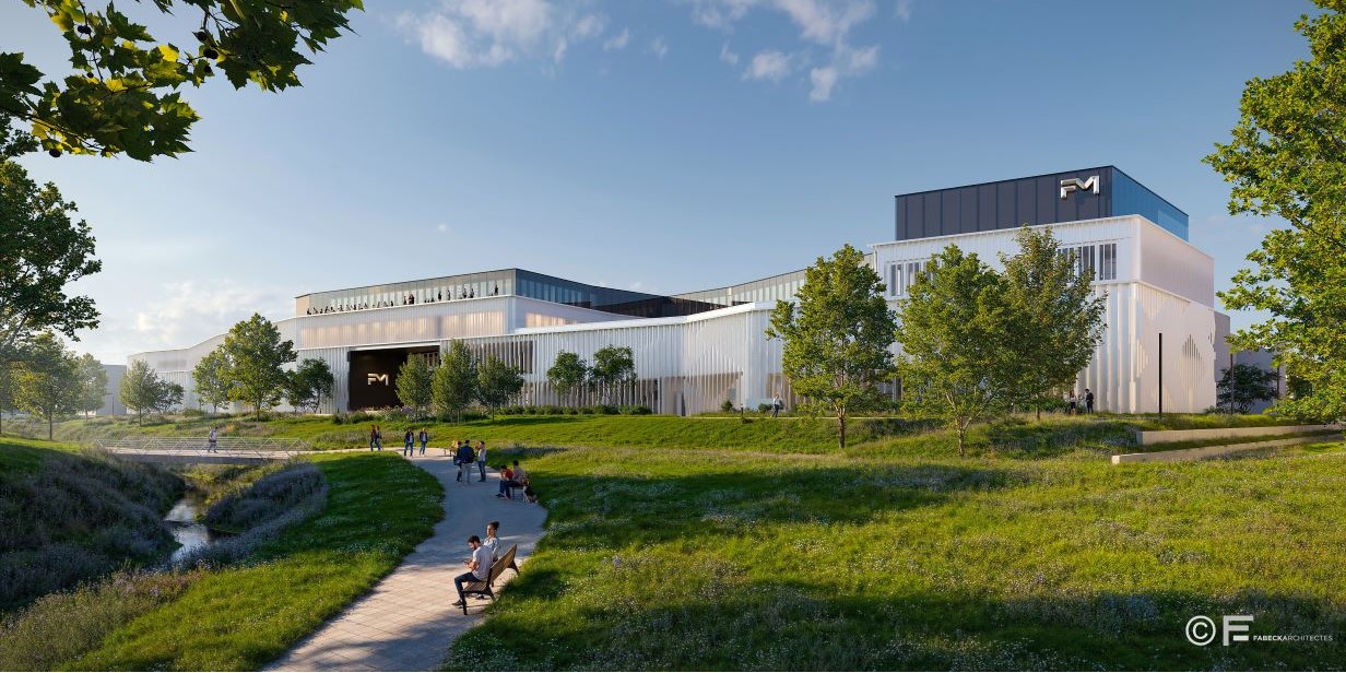 A rendering of FM's forthcoming research facility in Luxembourg. 