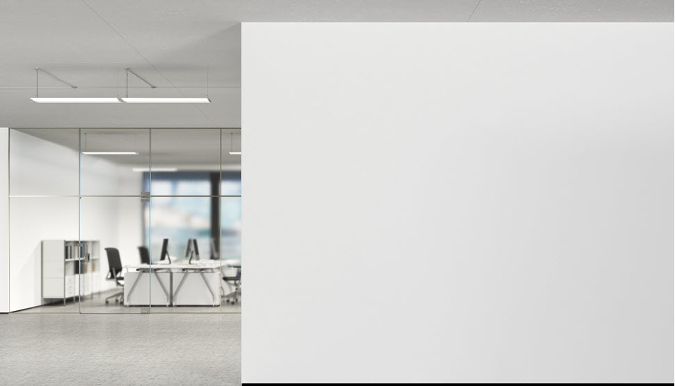 Blank office wall