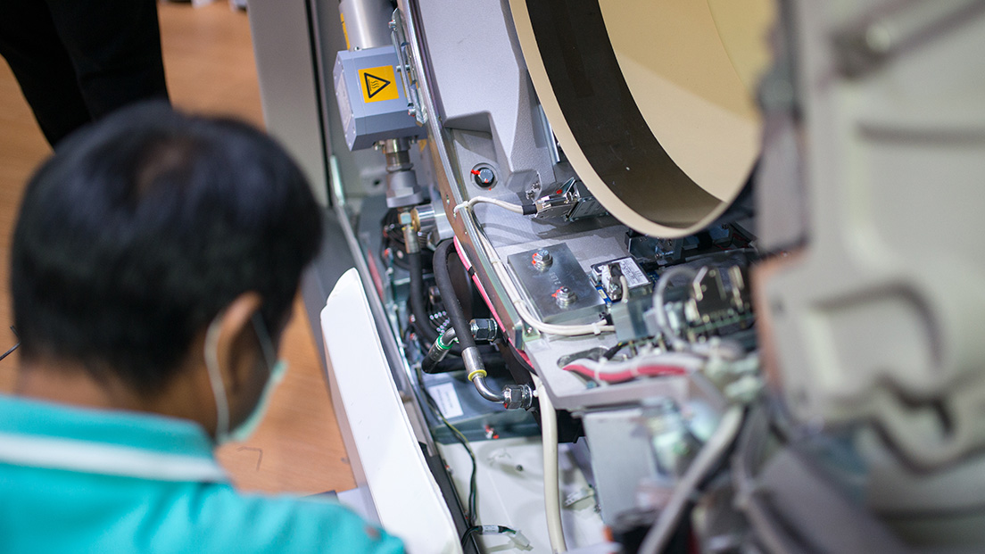 diagnostic on mri machine