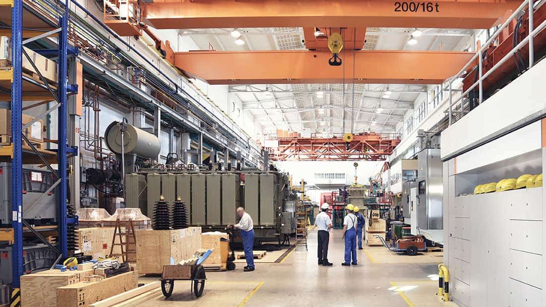 large manufacturing facility